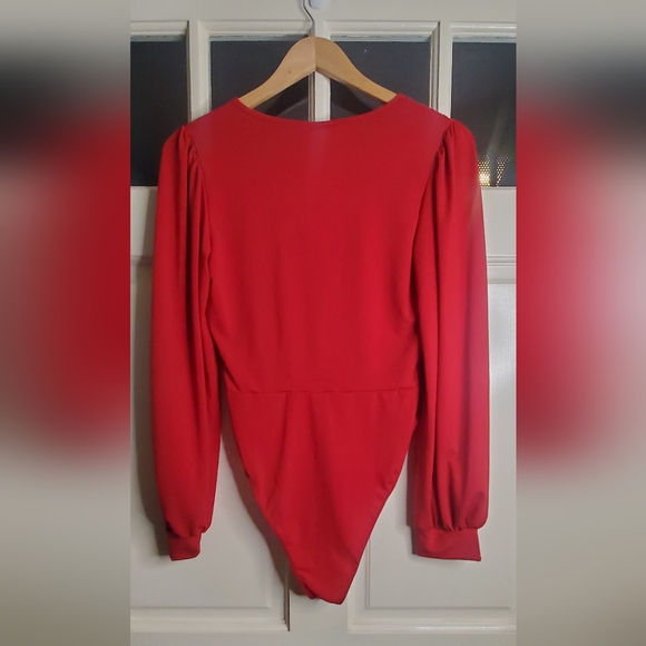 Nwt Womens Red Bodysuit Medium - Picture 11 of 12